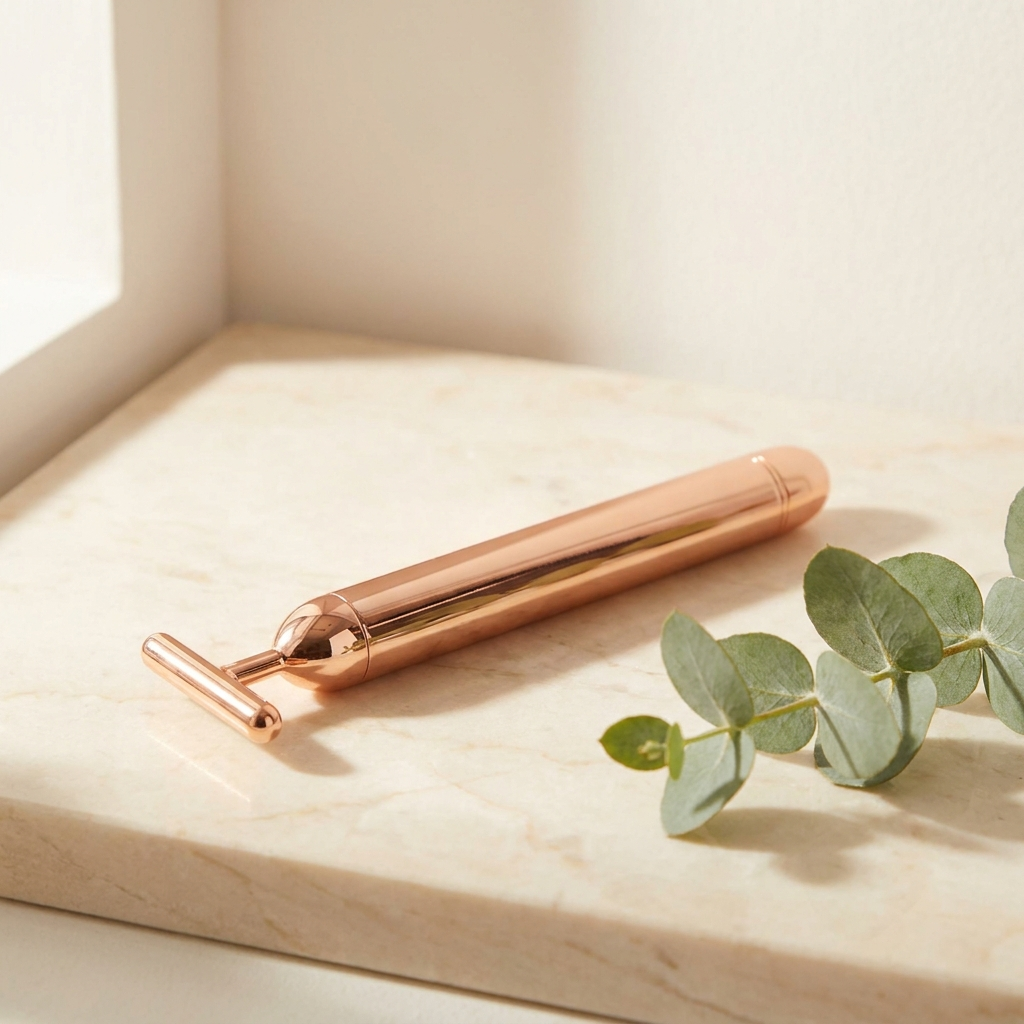 Rose Gold Facial Massager